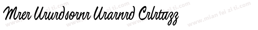 De Hudson Hand Alt字体转换